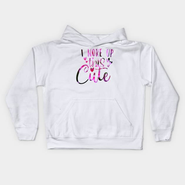 I woke up this cute Kids Hoodie by teestore_24